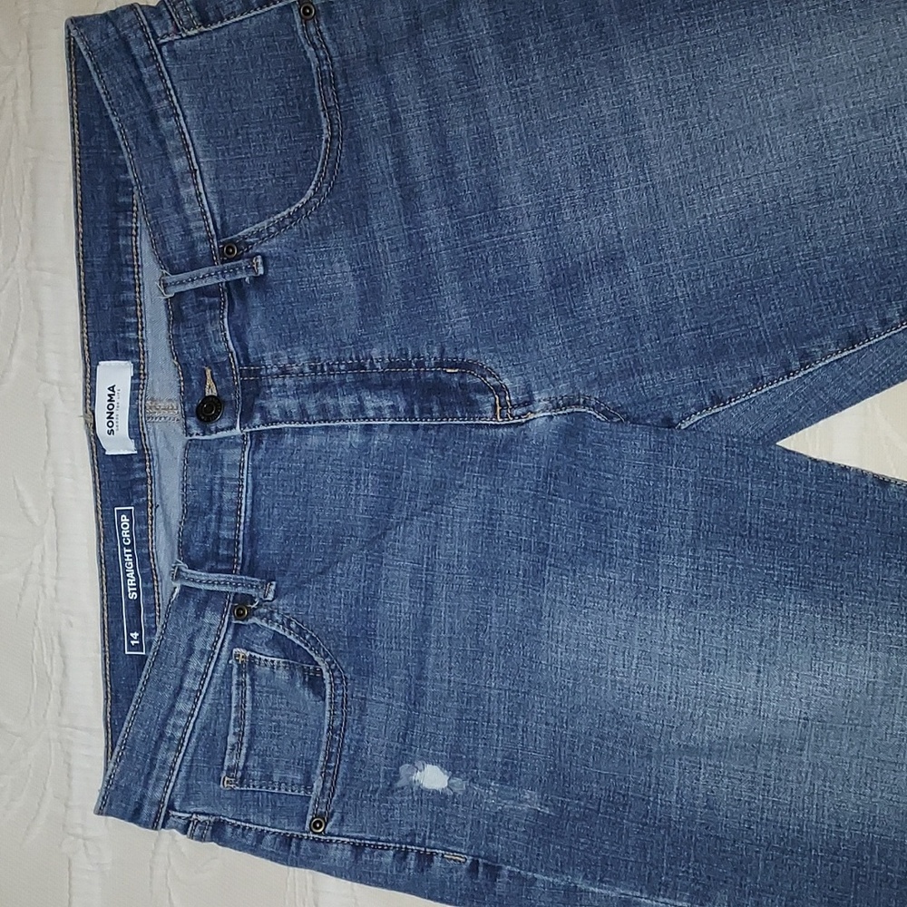 Sonoma Straight Crop Jeans - Picture 9 of 10